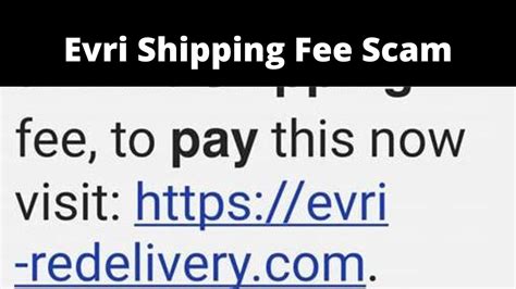 evri unpaid shipping fee email.